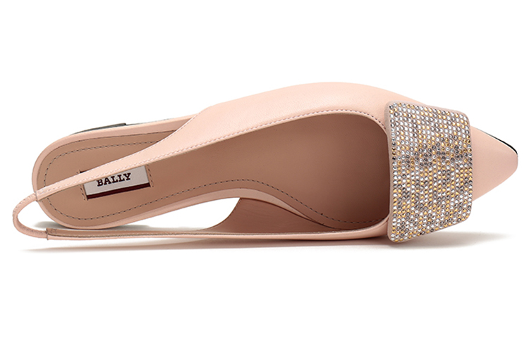 (W) BALLY Low-Top Lambskin Sandals 'Pink Casual' 圖 5
