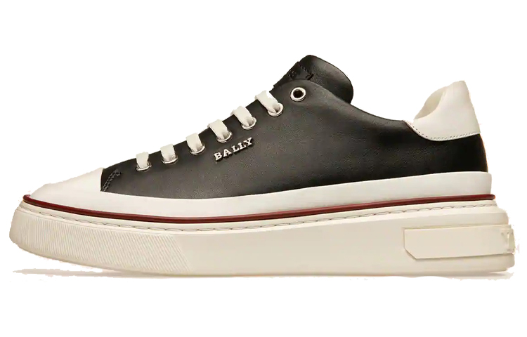 (Women) BALLY Low Top Sneaker 'Black Colorblock' 6300049
