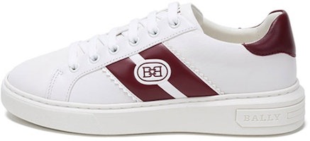 (Women) BALLY Low-Top Sneaker 'White Red' 6239689 (Women) BALLY Low-Top Sneaker 'White Red' 6239689
