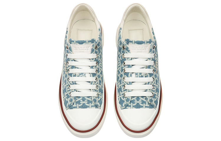 Lookbook (W) BALLY Maily Low Top 'Azul Blanco Moda' 6300251