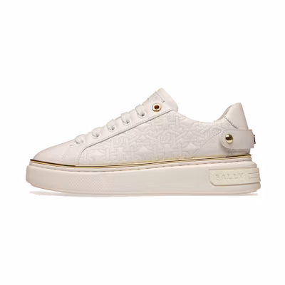(W) BALLY Malya 'White Leather'