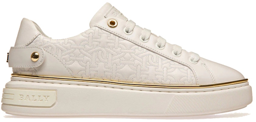 (Women) BALLY Malya 'White Leather' 6239665 Order (Women) BALLY Malya 'White Leather' 6239665