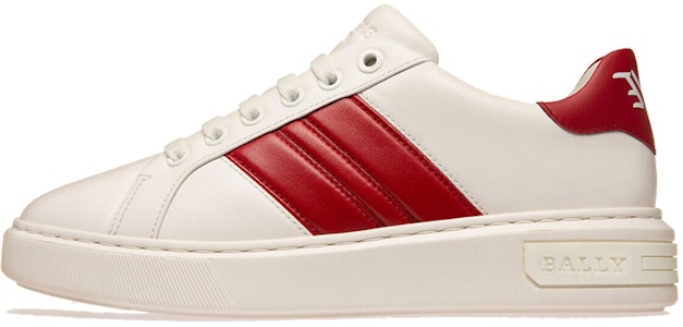 BALLY Mandye 輕便包覆性皮革運動板鞋 女款 白色 Buy BALLY Mandye 輕便包覆性皮革運動板鞋 女款 白色