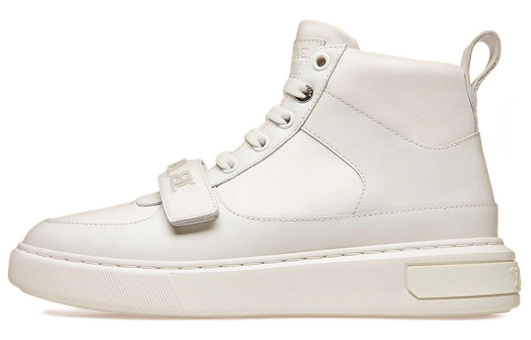 Buy BALLY 巴利 Merryk 字母袢帶皮革時尚板鞋 女款 白色