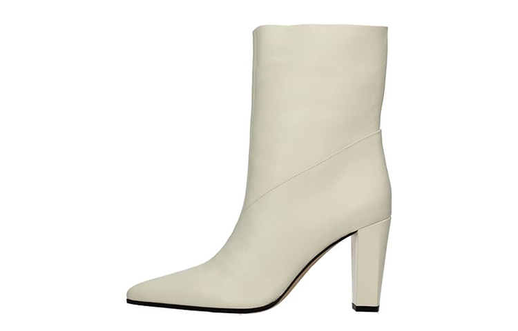 (Women) BALLY Mid-Top Casual Leather Boots 'White' 6234875