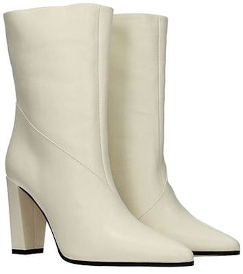 (Women) BALLY Mid-Top Casual Leather Boots 'White' 6234875 Order (Women) BALLY Mid-Top Casual Leather Boots 'White' 6234875