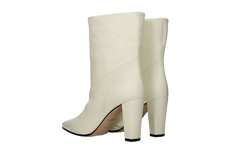 Lookbook (W) Botas Casuales de Cuero Bally Blancas de Media Caña 6234875