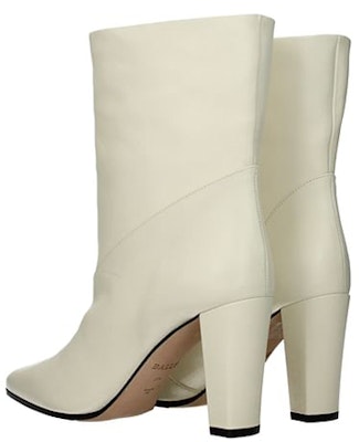 (Women) BALLY Mid-Top Casual Leather Boots 'White' 6234875 Lookbook (Women) BALLY Mid-Top Casual Leather Boots 'White' 6234875
