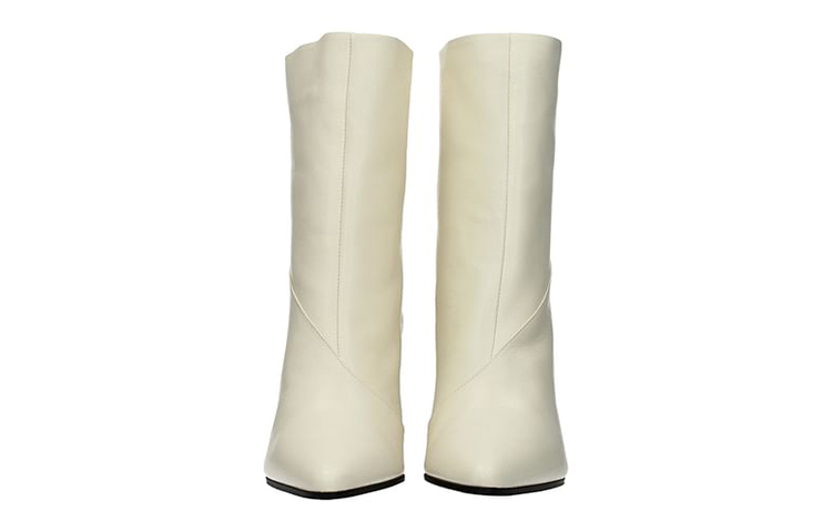 Shop (W) Botas Casuales de Cuero Bally Blancas de Media Caña 6234875