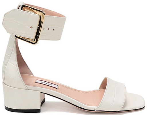 (Women) BALLY Mid-Heel Leather Sport Sandals 'Bone White' 6231170 Order (Women) BALLY Mid-Heel Leather Sport Sandals 'Bone White' 6231170