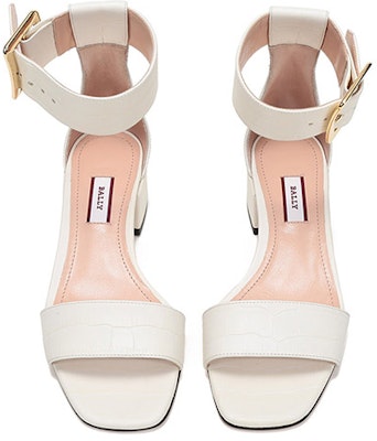 (W) Sandalias Deportivas de Cuero con Tacón Medio BALLY 'Blanco Hueso' 6231170 Shop (W) Sandalias Deportivas de Cuero con Tacón Medio BALLY 'Blanco Hueso' 6231170