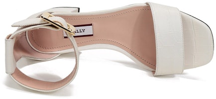 BALLY 一字式扣帶 皮革 中跟運動涼鞋 女款 骨白色 Purchase BALLY 一字式扣帶 皮革 中跟運動涼鞋 女款 骨白色