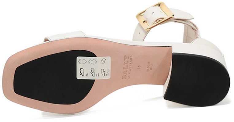 (W) Sandalias Deportivas de Cuero con Tacón Medio BALLY 'Blanco Hueso' 6231170 Details for (W) Sandalias Deportivas de Cuero con Tacón Medio BALLY 'Blanco Hueso' 6231170