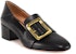 (W) BALLY Mule 'Hitam dengan Gesper Logam' 6238157