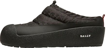 (Women) BALLY Nylon Platform Peep-Toe Slide 'Black Fashion' 6301680 (Women) BALLY Nylon Platform Peep-Toe Slide 'Black Fashion' 6301680