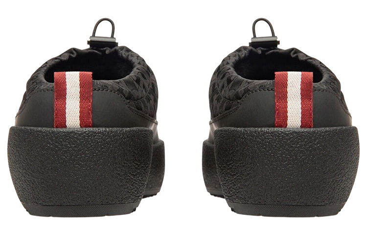 Lookbook (W) BALLY Nylon Platform Peep-Toe Slide 'Black Fashion' Kasut Wanita. 6301680