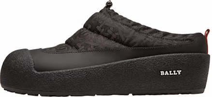(Women) BALLY Nylon Platform Peep-Toe Slide 'Black Fashion' 6301680 (Women) BALLY Nylon Platform Peep-Toe Slide 'Black Fashion' 6301680