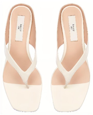 (Women) BALLY Nyna Bone 'White Leather' 6303510 Order (Women) BALLY Nyna Bone 'White Leather' 6303510