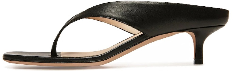 (W) バリー ニナ スライドサンダル (黒革・ハイヒール) 6303511 Buy (W) バリー ニナ スライドサンダル (黒革・ハイヒール) 6303511