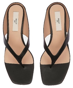 (W) バリー ニナ スライドサンダル (黒革・ハイヒール) 6303511 Order (W) バリー ニナ スライドサンダル (黒革・ハイヒール) 6303511