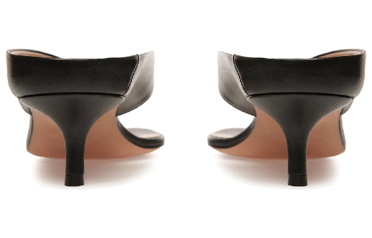 Lookbook BALLY巴利 Nyna 皮革 高跟 時尚涼拖 4.5cm 女款 黑色