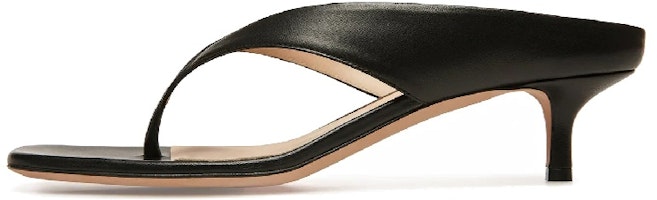 (Women) BALLY Nyna Slide 'Black Leather High-Heel' 6303511 (Women) BALLY Nyna Slide 'Black Leather High-Heel' 6303511