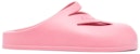 (W) BALLY Oaks 'Pink Round-Toe Mule' Kasut Mule Hujung Bulat Merah Jambu 6304193