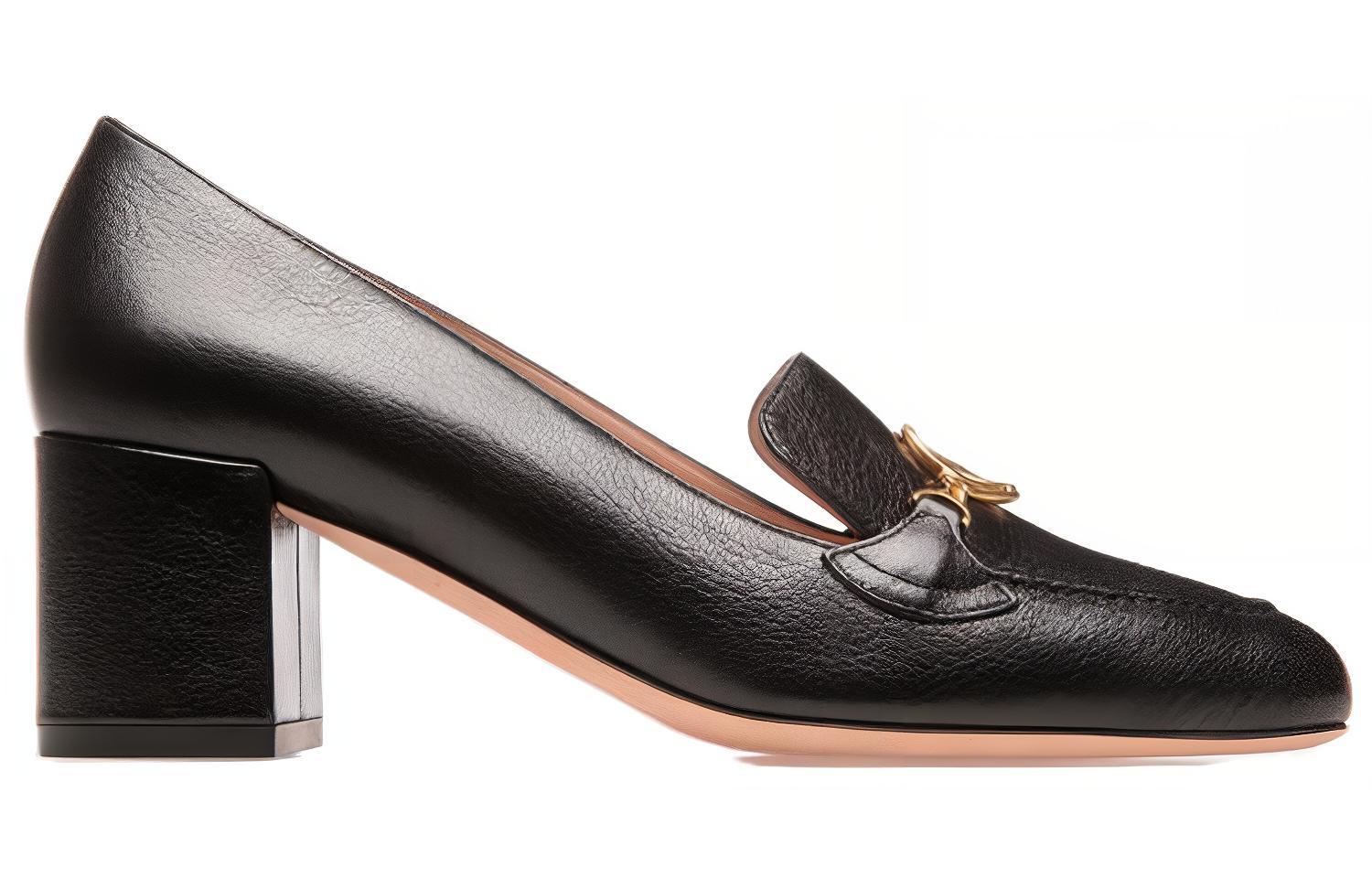 Order (W) BALLY Obrien 'Tumit Tinggi Hitam Chunky' 6304602