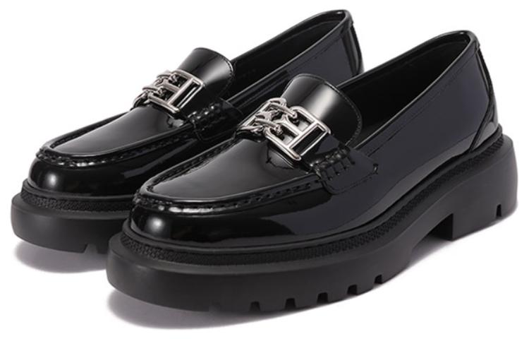 Lookbook (W) バリー パテントバックルローファー (黒) 6303404