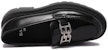 (W) BALLY Kasut Loafer Platform Kulit Patent dengan Buckle 'Hitam' 6303404