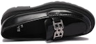 Purchase (W) BALLY Kasut Loafer Platform Kulit Patent dengan Buckle 'Hitam' 6303404