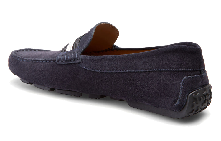 Order BALLY巴利 Pearce 麂皮 平底 女士悠閒單鞋 海軍藍