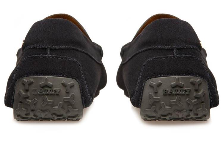 Lookbook BALLY巴利 Pearce 麂皮 平底 女士悠閒單鞋 海軍藍