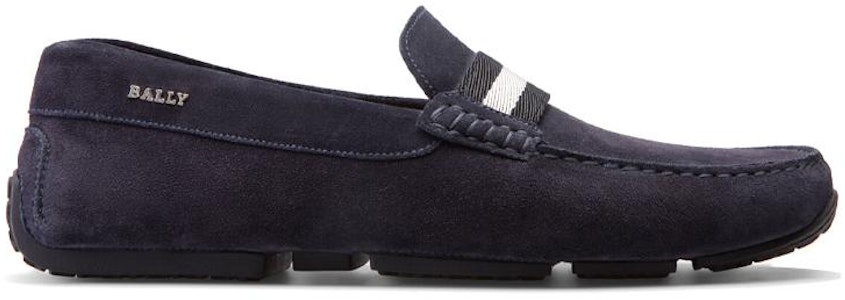 BALLY巴利 Pearce 麂皮 平底 女士悠閒單鞋 海軍藍 Shop BALLY巴利 Pearce 麂皮 平底 女士悠閒單鞋 海軍藍