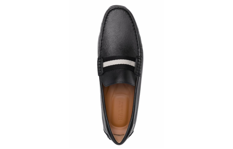 (W) BALLY Pearce Loafer 'Black Stripe' 圖 5
