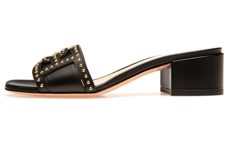(W) BALLY Peoni High Heels 'Black Leather Fashion'