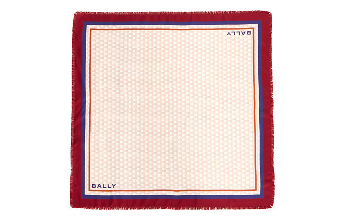 (Women) BALLY Pink Scarf with Tassel Detail. L7BA627F375