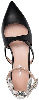 (Women) BALLY Pointed Flat 'Black Snakeskin' 6234086 Shop (Women) BALLY Pointed Flat 'Black Snakeskin' 6234086