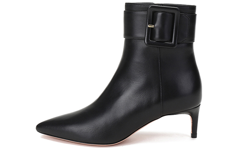 Buy (W) BALLY黑色尖头高跟短靴 6239422