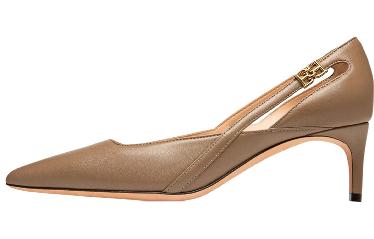 (Women) BALLY Pointed Toe Slip-On Stiletto 'Beige' 6300282