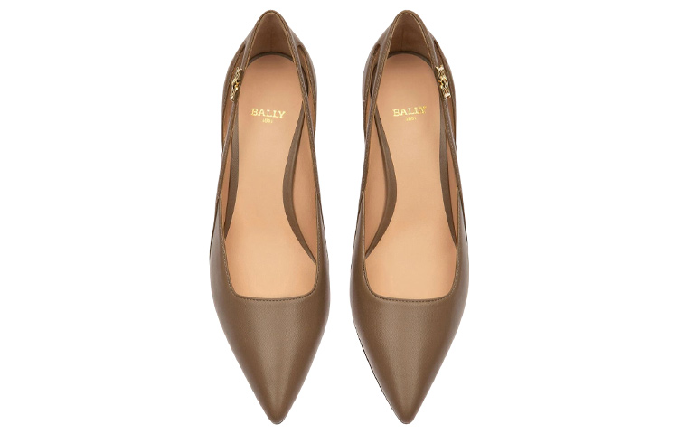 Lookbook (W) BALLY Tacón de Aguja Beige Puntal y Sin Cordones 6300282