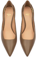 Lookbook (W) BALLY 尖头高跟穆勒鞋 "米色" 6300282