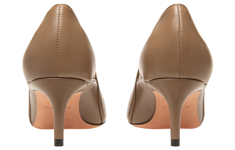 Shop (W) BALLY Tacón de Aguja Beige Puntal y Sin Cordones 6300282