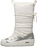 (Women) BALLY Regenerated Nylon Lace-Up Mid-Top Snow Boots 'White' 6301652 (Women) BALLY Regenerated Nylon Lace-Up Mid-Top Snow Boots 'White' 6301652