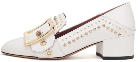 (Women) BALLY Retro High Heel 'Bone White' 6223336 (Women) BALLY Retro High Heel 'Bone White' 6223336