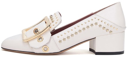 (Women) BALLY Retro High Heel 'Bone White' 6223336 (Women) BALLY Retro High Heel 'Bone White' 6223336