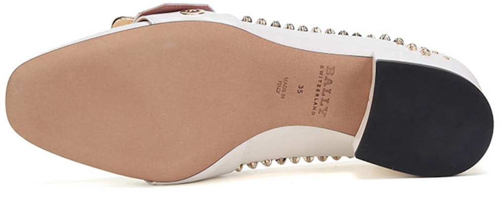 (Women) BALLY Retro High Heel 'Bone White' 6223336 Details for (Women) BALLY Retro High Heel 'Bone White' 6223336