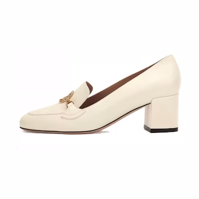 (W) BALLY Round Toe CMFT Chunky Heel 'Beige'