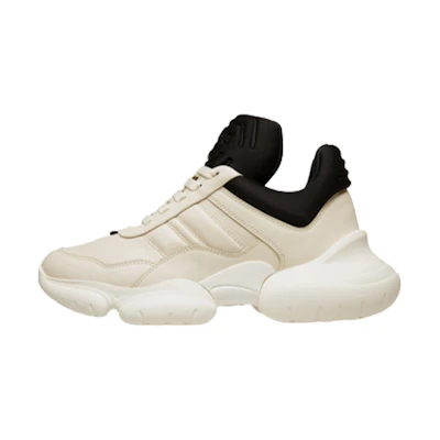 (W) BALLY Round Toe Lace-Up Low-Top 'White'