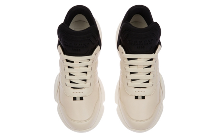 (W) BALLY Round Toe Lace-Up Low-Top 'White' 圖 2